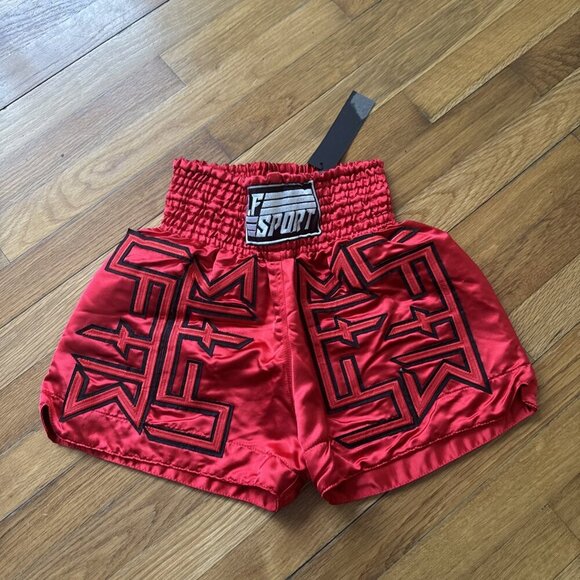 LF The Brand Sport Women's Boxing Short Red Size XS - Picture 1 of 6